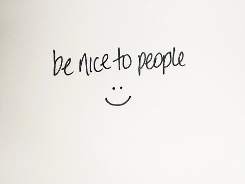 Image result for be nice